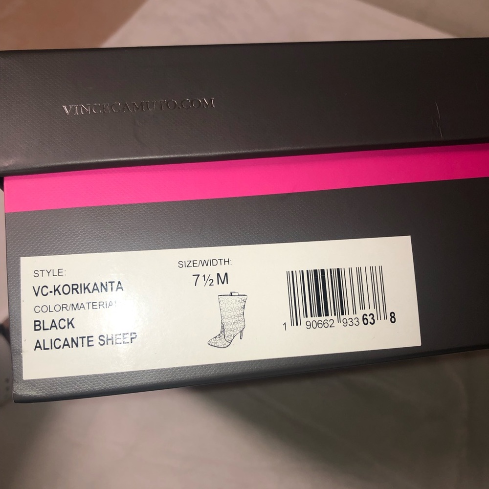 Vince Camuto Black Ankle Booties - Picture 4 of 6